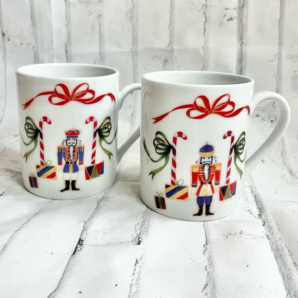 Set of two I. Godinger & Co. Nutcracker Coffee  Mugs - Picture 4 of 7